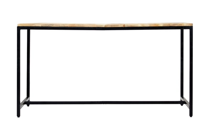 Matbord 140x70x75 cm massivt grovt mangoträ - Brun - Möbler - Matplats - Matbord & köksbord