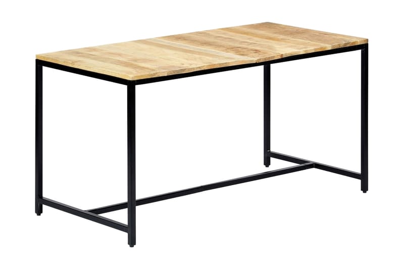 Matbord 140x70x75 cm massivt grovt mangoträ - Brun - Möbler - Matplats - Matbord & köksbord