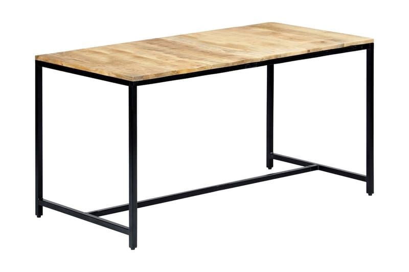 Matbord 140x70x75 cm massivt grovt mangoträ - Brun - Möbler - Matplats - Matbord & köksbord