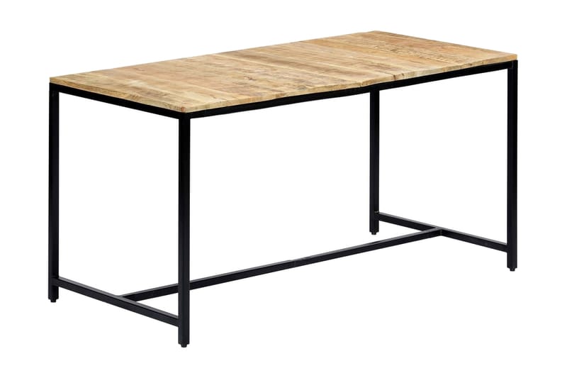 Matbord 140x70x75 cm massivt grovt mangoträ - Brun - Möbler - Matplats - Matbord & köksbord