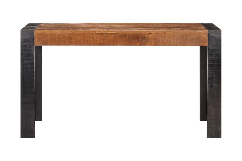 Matbord 140x70x76 cm massivt grovt mangoträ - Brun - Bord - Matbord & köksbord