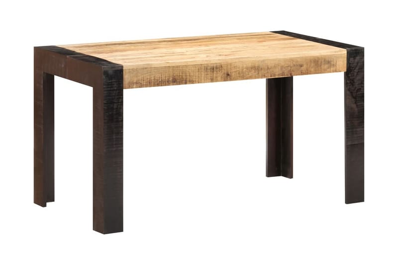 Matbord 140x70x76 cm massivt grovt mangoträ - Brun - Möbler - Matplats - Matbord & köksbord