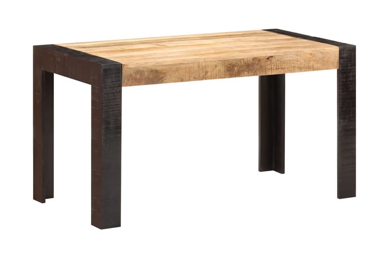 Matbord 140x70x76 cm massivt grovt mangoträ - Brun - Möbler - Matplats - Matbord & köksbord