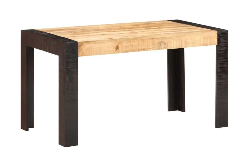 Matbord 140x70x76 cm massivt grovt mangoträ - Brun - Möbler - Matplats - Matbord & köksbord