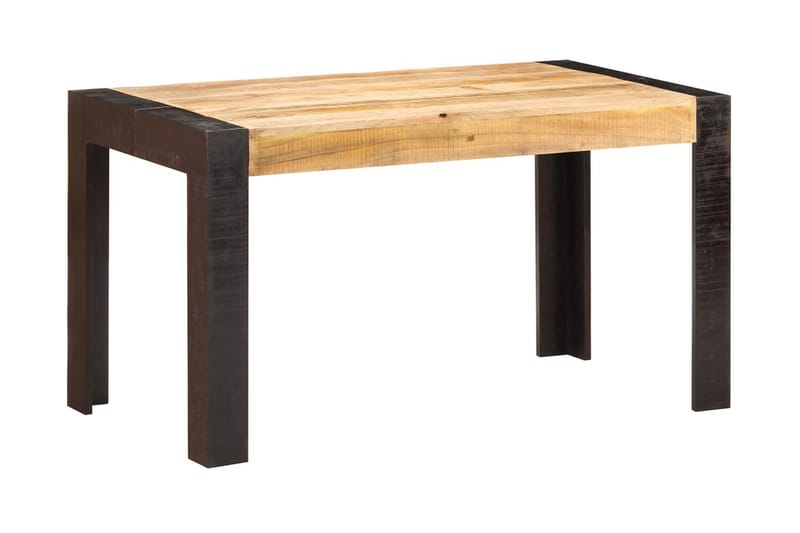 Matbord 140x70x76 cm massivt grovt mangoträ - Brun - Möbler - Matplats - Matbord & köksbord