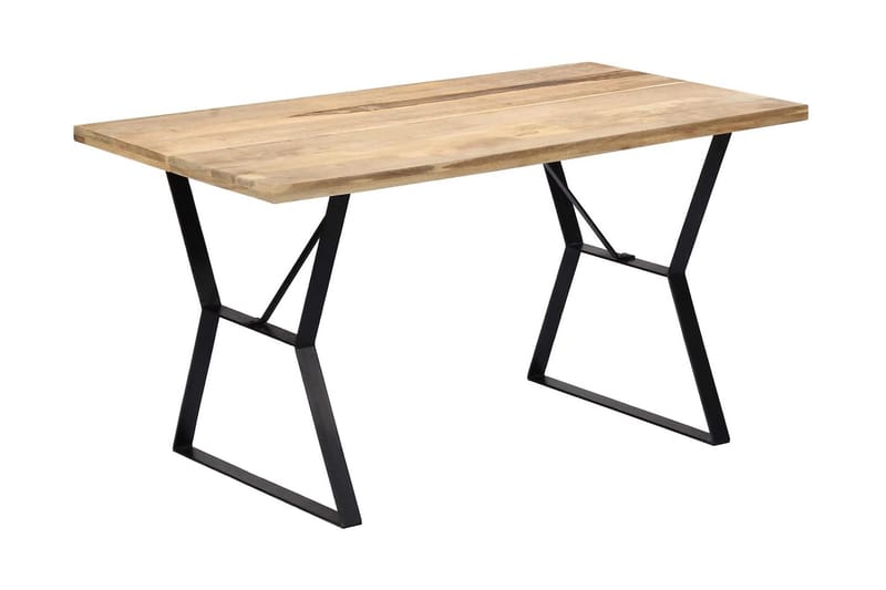 Matbord 140x80x76 cm massivt mangoträ - Brun - Möbler - Matplats - Matbord & köksbord