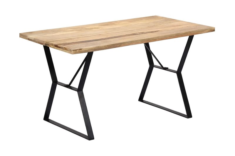Matbord 140x80x76 cm massivt mangoträ - Brun - Möbler - Matplats - Matbord & köksbord