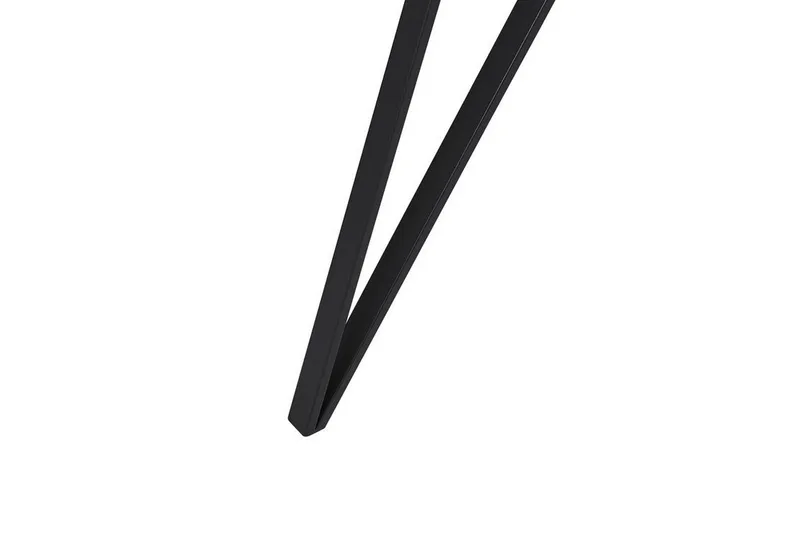 Matbord 150 x 80 cm marmor effekt/svart MOLDEN - Vit - Möbler - Matplats - Matbord & köksbord