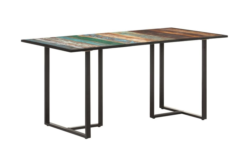 Matbord 160 cm massivt återvunnet trä - Brun - Möbler - Matplats - Matbord & köksbord