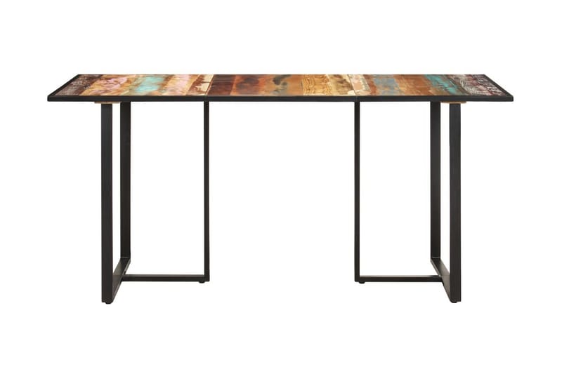 Matbord 160 cm massivt återvunnet trä - Brun - Möbler - Matplats - Matbord & köksbord
