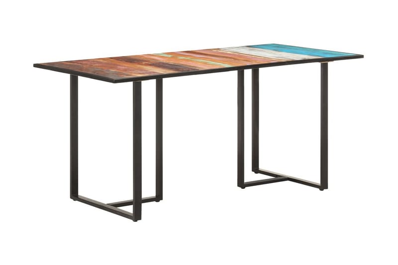 Matbord 160 cm massivt återvunnet trä - Brun - Möbler - Matplats - Matbord & köksbord