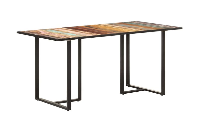 Matbord 160 cm massivt återvunnet trä - Brun - Möbler - Matplats - Matbord & köksbord