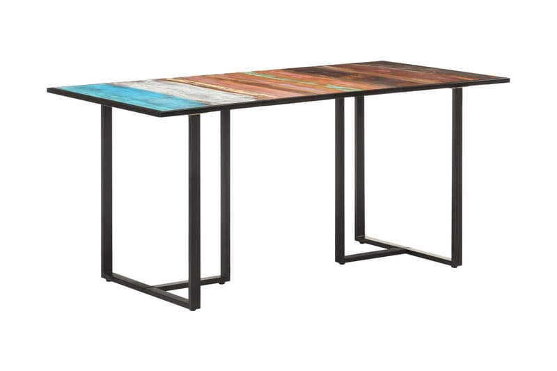 Matbord 160 cm massivt återvunnet trä - Brun - Möbler - Matplats - Matbord & köksbord