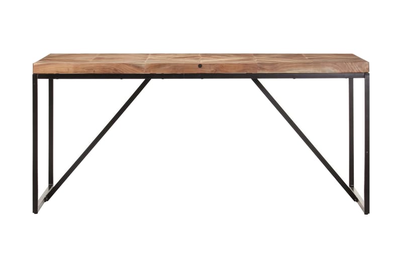 Matbord 160x70x76 cm massivt akaciaträ och mangoträ - Brun - Möbler - Matplats - Matbord & köksbord