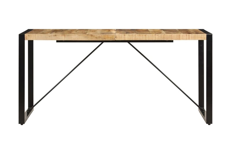 Matbord 160x80x75 cm massivt mangoträ - Brun - Bord - Matbord & köksbord