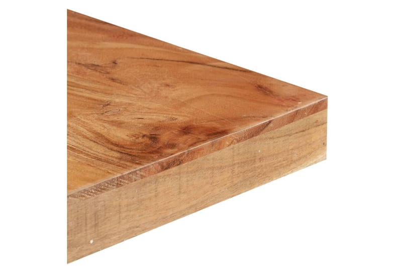 Matbord 160x80x76 cm massivt akaciaträ - Svart - Möbler - Matplats - Matbord & köksbord