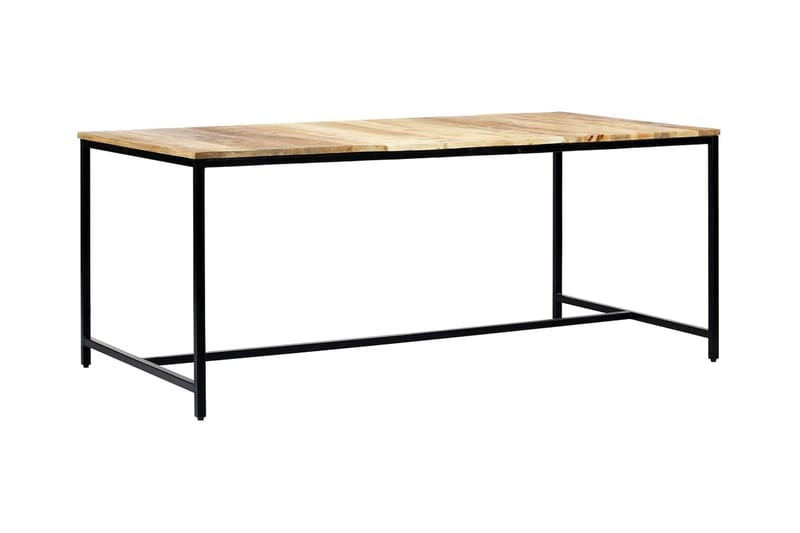 Matbord 180x90x75 cm massivt grovt mangoträ - Brun - Möbler - Matplats - Matbord & köksbord