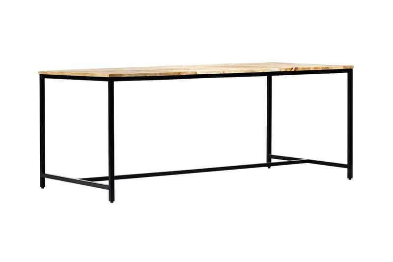 Matbord 180x90x75 cm massivt grovt mangoträ - Brun - Möbler - Matplats - Matbord & köksbord