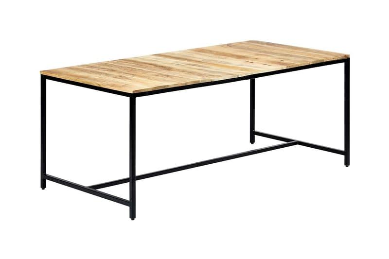 Matbord 180x90x75 cm massivt grovt mangoträ - Brun - Möbler - Matplats - Matbord & köksbord