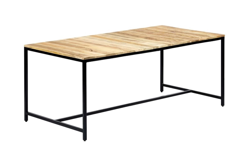 Matbord 180x90x75 cm massivt grovt mangoträ - Brun - Möbler - Matplats - Matbord & köksbord