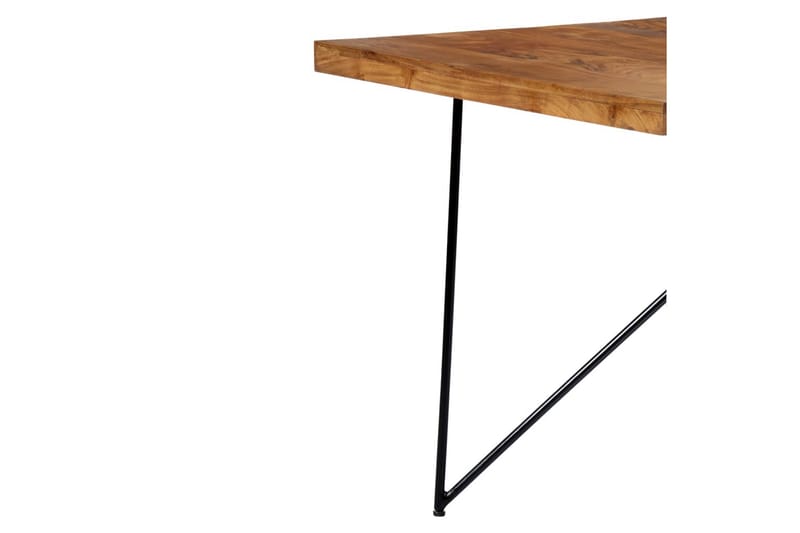Matbord 180x90x76 cm massivt akaciaträ - Brun - Möbler - Matplats - Matbord & köksbord