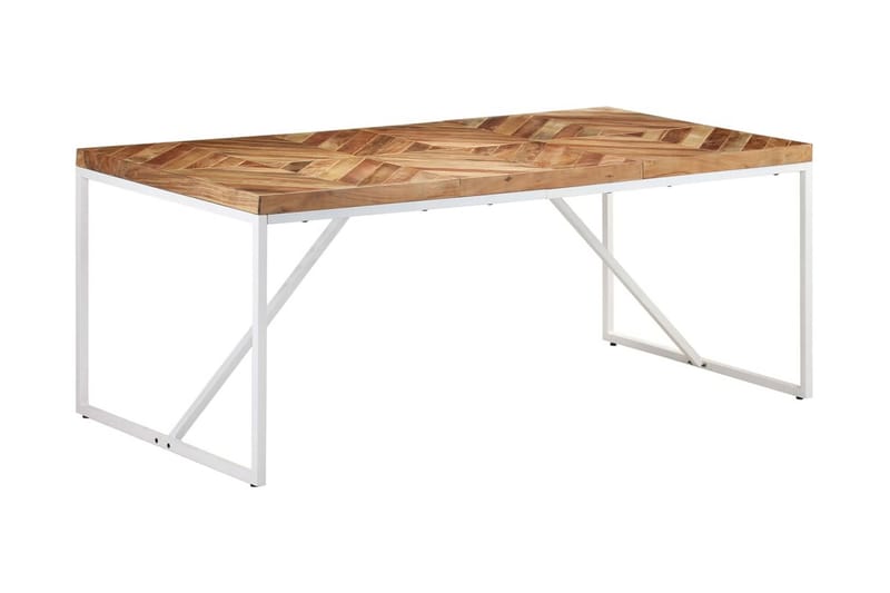 Matbord 180x90x76 cm massivt akaciaträ och mangoträ - Brun - Bord - Matbord & köksbord