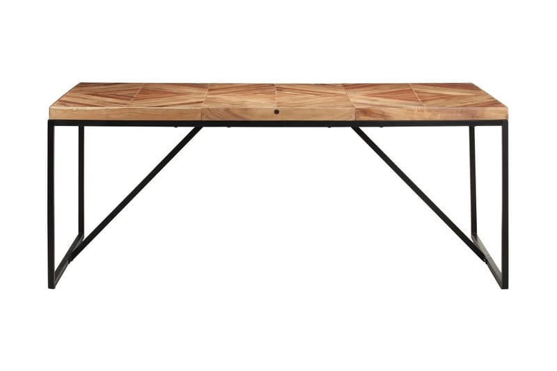 Matbord 180x90x76 cm massivt akaciaträ och mangoträ - Brun - Möbler - Matplats - Matbord & köksbord