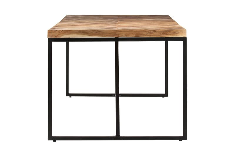 Matbord 180x90x76 cm massivt akaciaträ och mangoträ - Brun - Möbler - Matplats - Matbord & köksbord