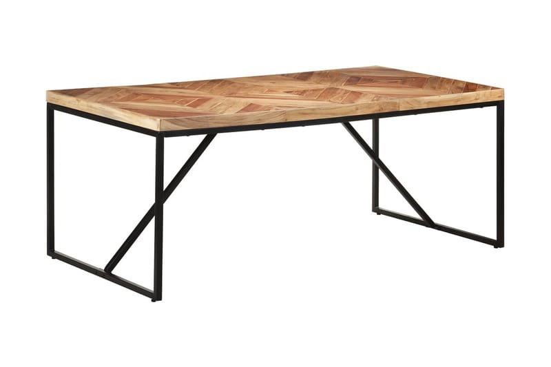 Matbord 180x90x76 cm massivt akaciaträ och mangoträ - Brun - Bord - Matbord & köksbord