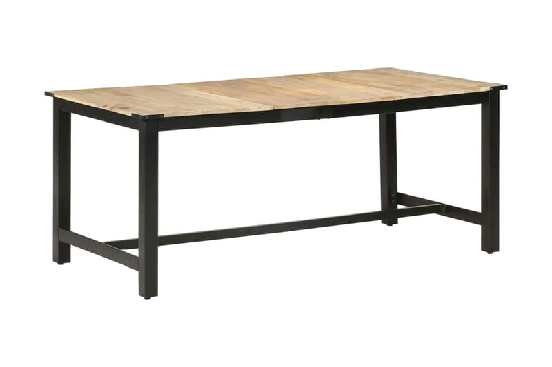 Matbord 180x90x76 cm massivt grovt mangoträ - Brun - Möbler - Matplats - Matbord & köksbord
