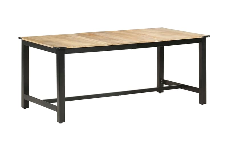 Matbord 180x90x76 cm massivt grovt mangoträ - Brun - Möbler - Matplats - Matbord & köksbord