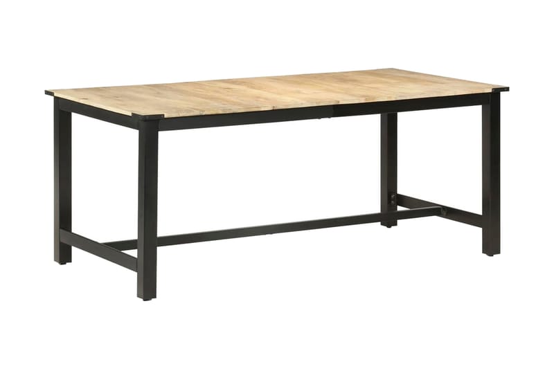 Matbord 180x90x76 cm massivt grovt mangoträ - Brun - Möbler - Matplats - Matbord & köksbord