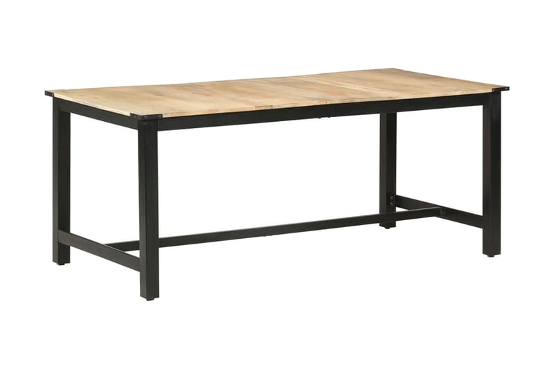 Matbord 180x90x76 cm massivt grovt mangoträ - Brun - Möbler - Matplats - Matbord & köksbord