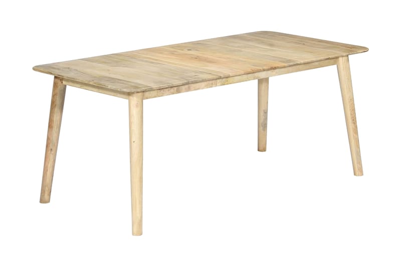 Matbord 180x90x76 cm massivt mangoträ - Brun - Möbler - Matplats - Matbord & köksbord