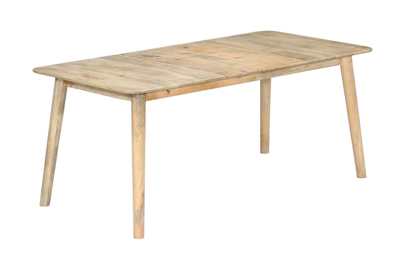 Matbord 180x90x76 cm massivt mangoträ - Brun - Bord - Matbord & köksbord