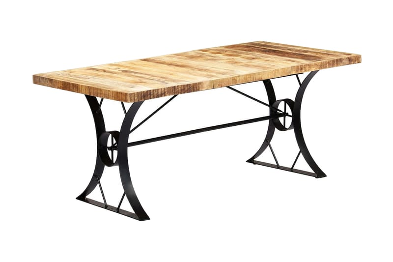 Matbord 180x90x76 cm massivt mangoträ - Brun - Möbler - Matplats - Matbord & köksbord