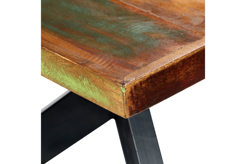 Matbord 200x100x75 cm massivt återvunnet trä - Flerfärgad - Bord - Matbord & köksbord