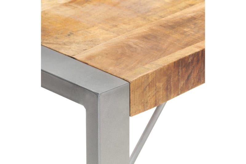 Matbord 200x100x75 cm massivt grovt mangoträ - Brun - Bord - Matbord & köksbord