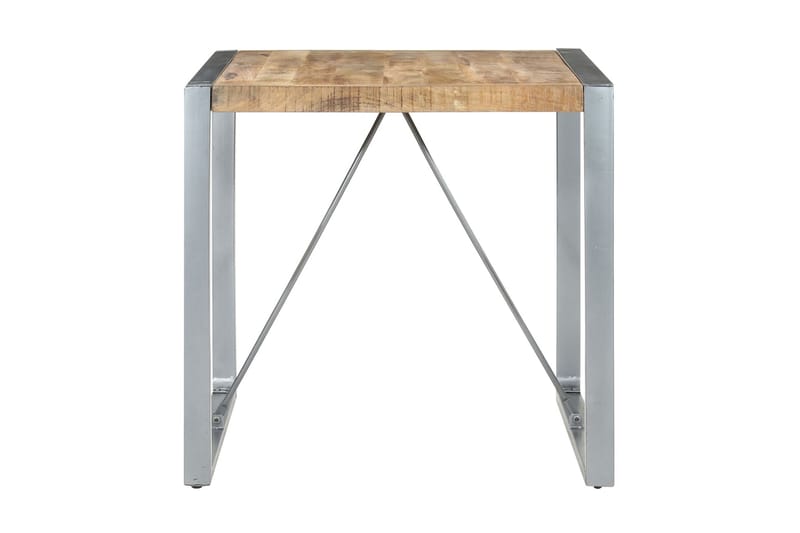 Matbord 80x80x75 cm grovt mangoträ - Brun - Möbler - Matplats - Matbord & köksbord