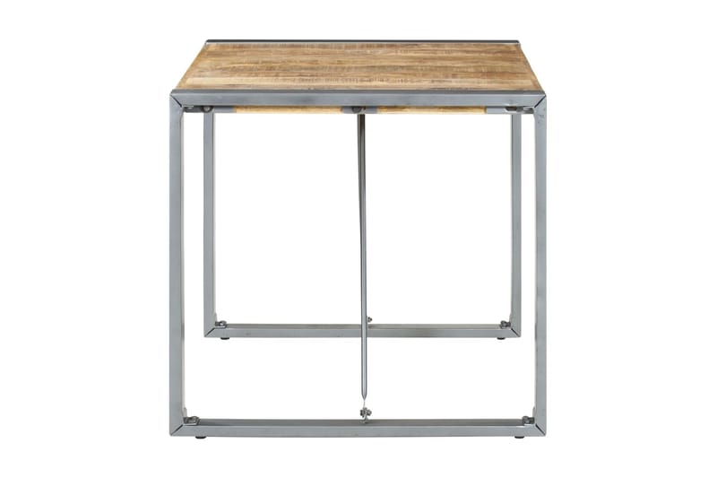 Matbord 80x80x75 cm grovt mangoträ - Brun - Möbler - Matplats - Matbord & köksbord