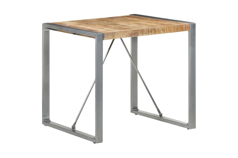 Matbord 80x80x75 cm grovt mangoträ - Brun - Möbler - Matplats - Matbord & köksbord
