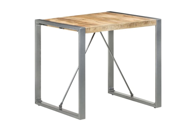 Matbord 80x80x75 cm grovt mangoträ - Brun - Möbler - Matplats - Matbord & köksbord