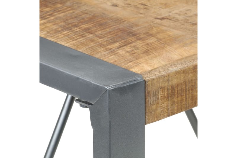 Matbord 80x80x75 cm grovt mangoträ - Brun - Möbler - Matplats - Matbord & köksbord