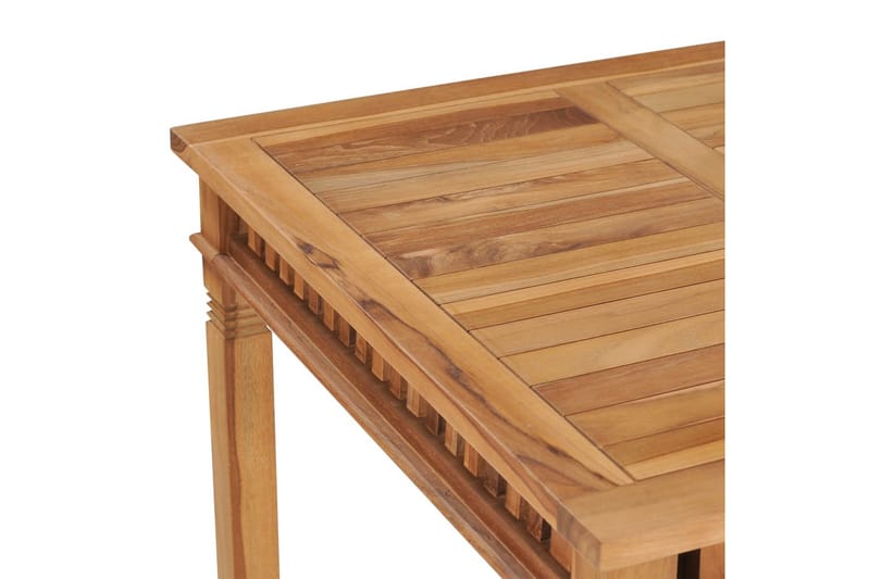 Matbord 80x80x80 cm massiv teak - Brun - Möbler - Matplats - Matbord & köksbord