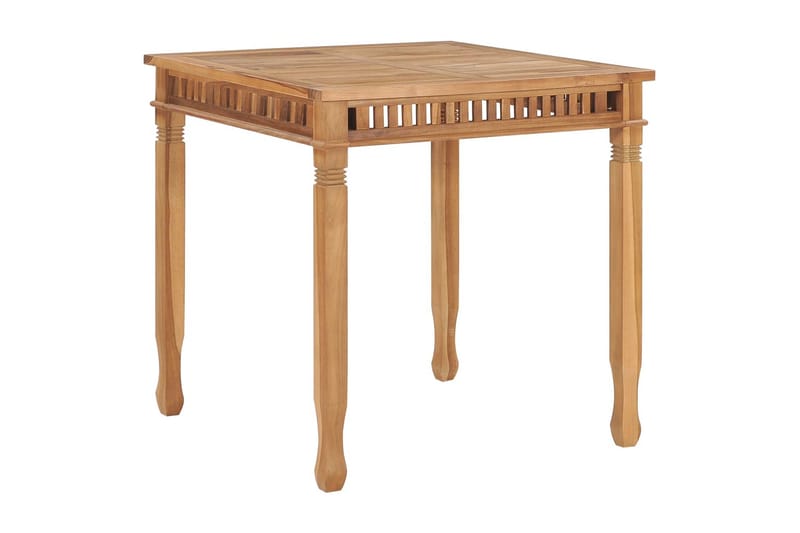 Matbord 80x80x80 cm massiv teak - Brun - Möbler - Matplats - Matbord & köksbord