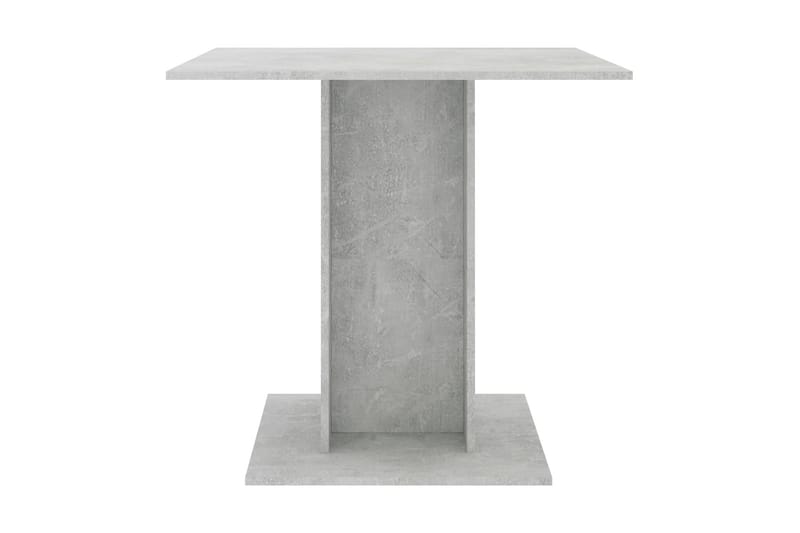 Matbord betonggrå 80x80x75 cm spånskiva - Grå - Möbler - Matplats - Matbord & köksbord