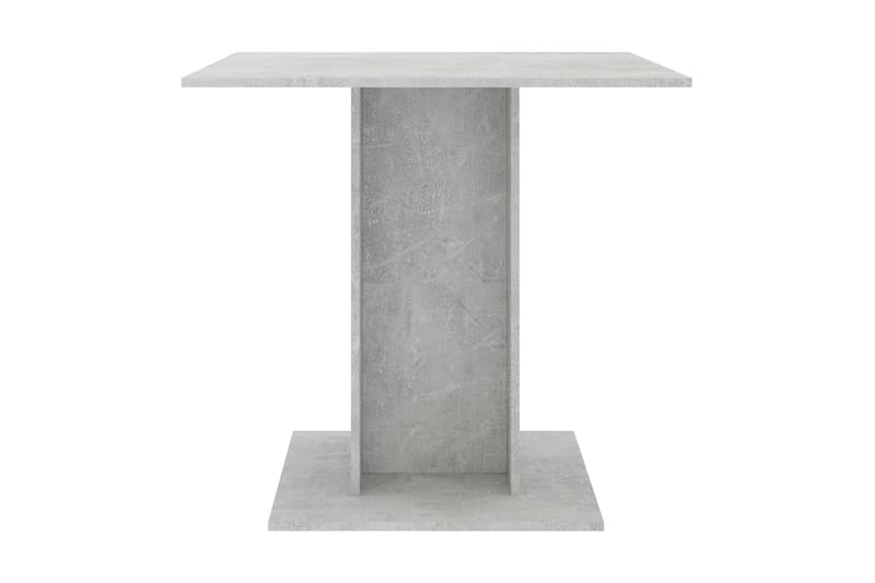 Matbord betonggrå 80x80x75 cm spånskiva - Grå - Bord - Matbord & köksbord