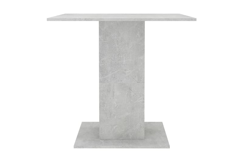 Matbord betonggrå 80x80x75 cm spånskiva - Grå - Möbler - Matplats - Matbord & köksbord