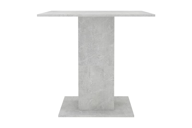 Matbord betonggrå 80x80x75 cm spånskiva - Grå - Bord - Matbord & köksbord