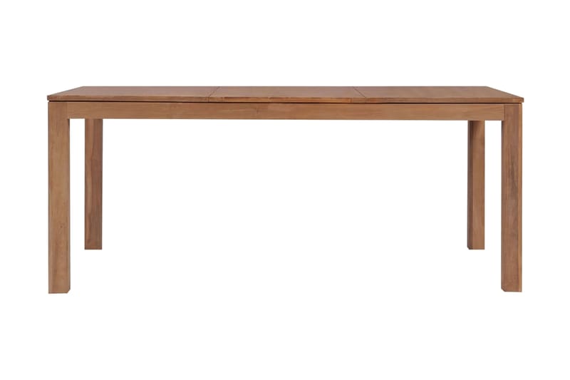 Matbord i massiv teak med naturlig finish 180x90x76 cm - Brun - Bord - Matbord & köksbord